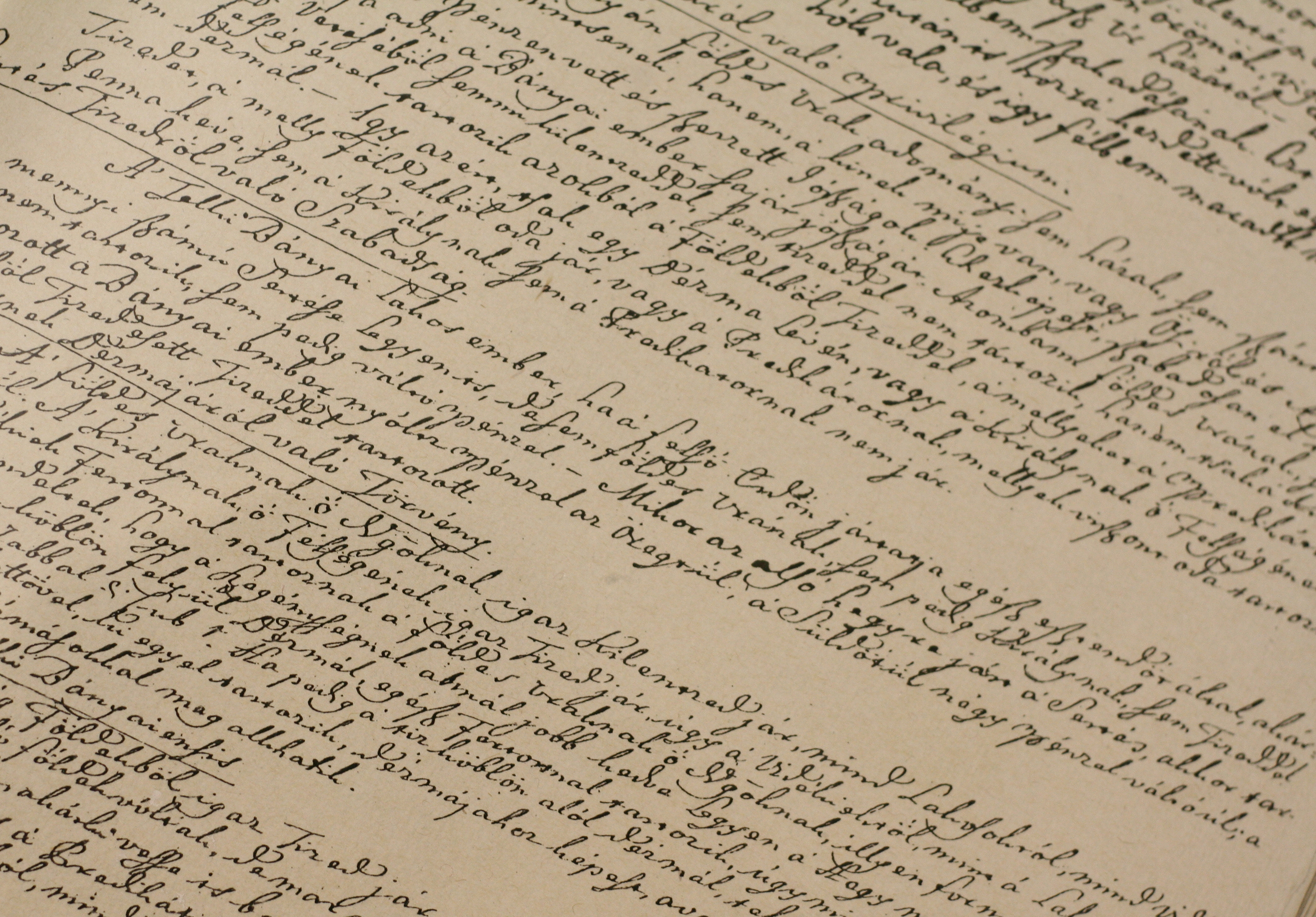 dense handwriting on a page